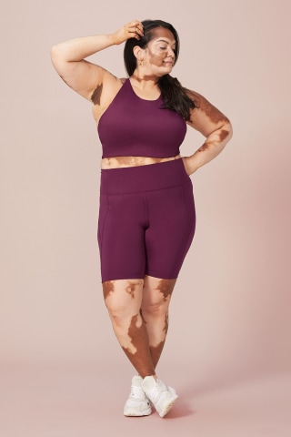 Plum High-Rise Bike Short