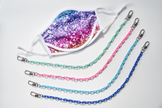 BOY MEETS GIRL(R) x Pretty Connected: "Dylan" Kids + Adult Face Mask Chain Strap