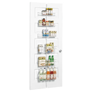 White Elfa Utility Pantry Over the Door Rack