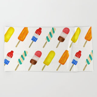 Popsicle Collection Beach Towel