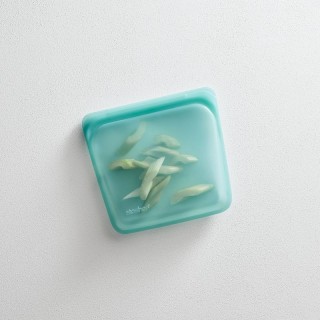 Stasher Platinum Silicone Food Grade Reusable Storage Bag, Citrus (Sandwich) | Reduce Single-Use Plastic | Cook, Store, Sous Vide, or Freeze | Leakproof, Dishwasher-Safe, Eco-friendly | 15 Oz