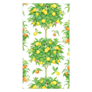 Emily McCarthy Citrus Topiaries Guest Towels