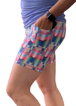 Geo Print 5 inch Pocket short