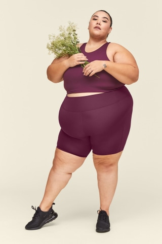 Plum High-Rise Bike Short