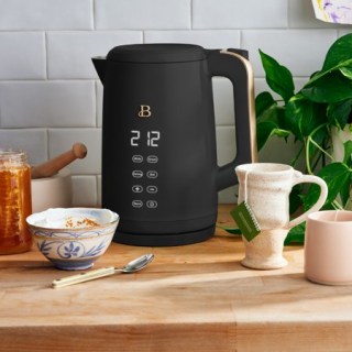Beautiful 1.7L Electric Kettle, Black Sesame by Drew Barrymore