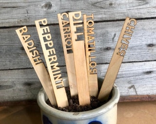 Eco-Friendly Garden Markers