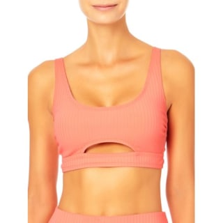 Time and Tru Peek-a-boo Swim Top