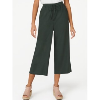 C. Wonder Women's Tie Front Wide Leg Pants with Pockets