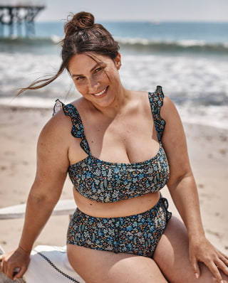 The Ruffle Oasis Bikini Top