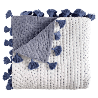 Sahati Indigo Throw