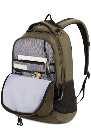 SWISSGEAR 18" Laptop Backpack - Light Heather Gray