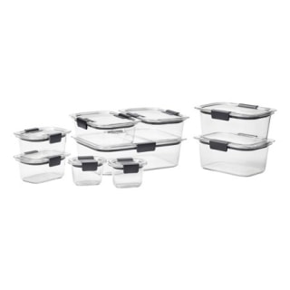 Rubbermaid Brilliance Food Storage Containers (Set of 18)