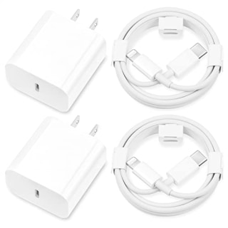 iPhone Charger Fast Charging,?Apple MFi Certified? 2Pack 20W Type C Fast Charger Block with 6FT USB C to Lightning Cable for iPhone 14/13/13 Pro/12/12 Pro/12 Pro Max/11/Xs Max/XR/X,iPad,AirPods Pro