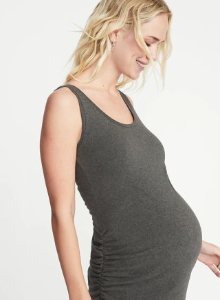 Maternity Bodycon Tank Dress