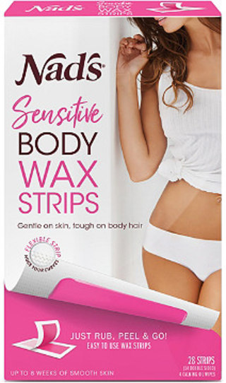 Nads Natural Sensitive Body Wax Strips