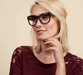 Peepers by PeeperSpecs Women's Bravado Blue Light Filtering Reading Glasses-Oprah's Favorite Things 2019 Non Polarized Oversized, Tortoise, 1.5