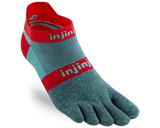 Injinji Run Lightweight No-Show (Medium, Aquaberry)