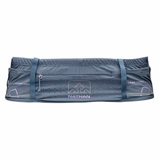 Nathan Running Belt Vaporhowe Hydration Waistbelt WaistPak. Includes Soft Flask, Storage, Zipper Pocket. for Running, Hiking Fanny Pack. Bounce Free.