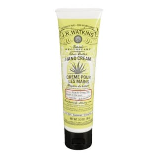J.R. Watkins Hand Cream with Shea and Cocoa Butters, Aloe & Green Tea, 3.3