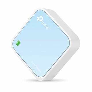 TP-Link N300 Wireless Portable Nano Travel Router - WiFi Bridge/Range Extender/Access Point/Client Modes, Mobile in Pocket(TL-WR802N)