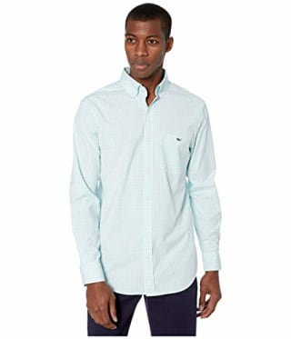 Vineyard Vines Men&#039;s Classic Fit Long-Sleeve Tucker Shirt