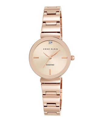Anne Klein Women&#039;s Diamond-Accented Watch