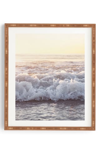 Deny Designs Beach Splash Framed Wall Art