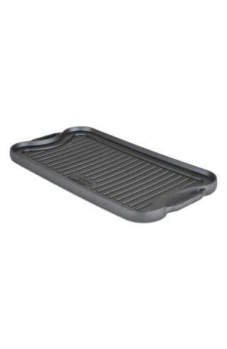 Cast Iron Double Burner Reversible Griddle & Grill