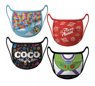 Disney Cloth Face Masks 4-Pack