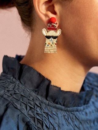 Happy Llamaday Statement Drop Earrings
