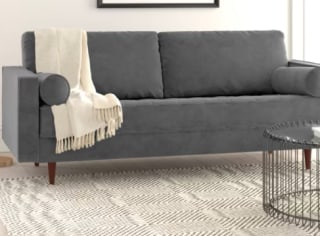 AllModern 84-Inch Wide Square Arm Sofa