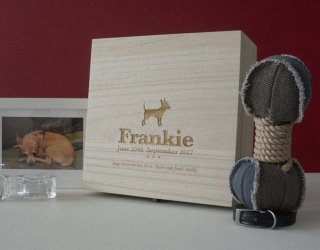 Personalized Dog Memorial Box