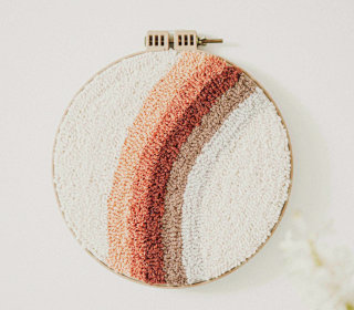 We Are Knitters Rainbow Punch Needle Kit. New and notable launches this week.