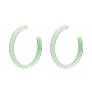 Alison Lou Loucite Medium Hoop Earrings