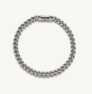 Mejuri Titanium Curb Bracelet