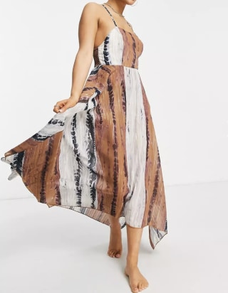 Asos Floaty Hem Midi Beach Dress