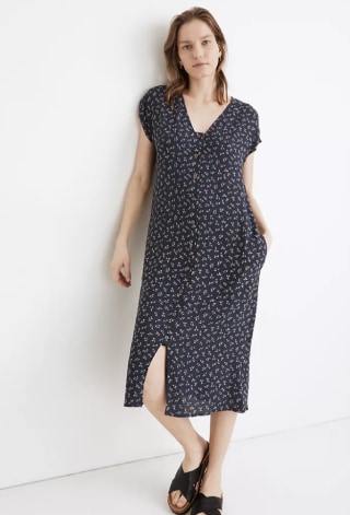 Madewell Midi Dress in Spring Fling