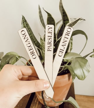 Outdoor Engraved Garden Stakes