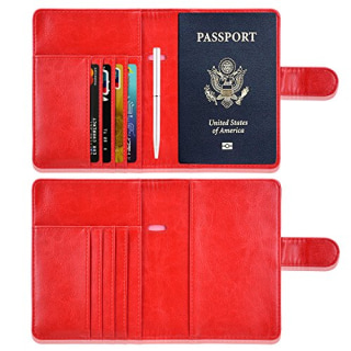 ACdream Leather Passport Holder