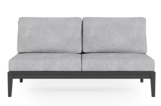 Outer Aluminum Outdoor Armless Loveseat