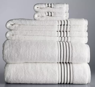 Simply Vera Vera Wang Signature Border 6-piece Bath Towel Set