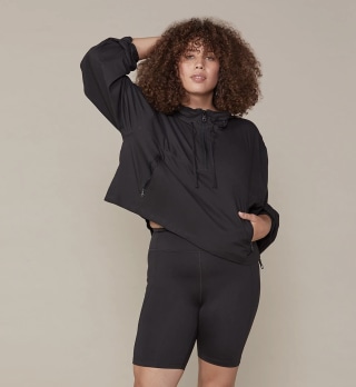 Girlfriend Collective Hummingbird Half Zip Windbreaker (