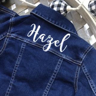 Personalized Denim Baby Jacket