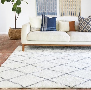 Ruggable Moroccan Diamond Plush Rug