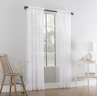 Mainstays Marjorie Sheer Voile Curtain Pane