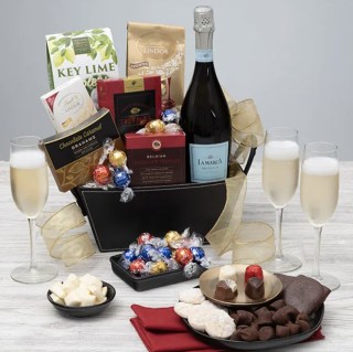 Champagne & Truffles Gift Basket