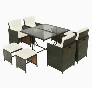 Clihome 9-piece Patio Conversation Dining set