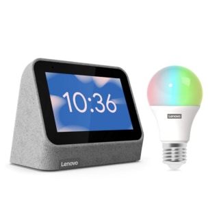 Lenovo Smart Clock Gen 2 + Color Smart Bulb