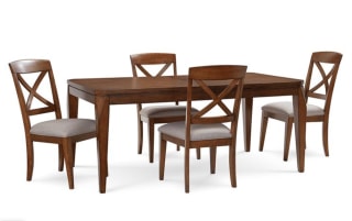 Highland 5-Piece Rectangle Dining Table Set