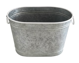At Home Galvanized Ice Bucket